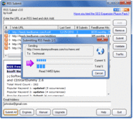 RSS Submit screenshot